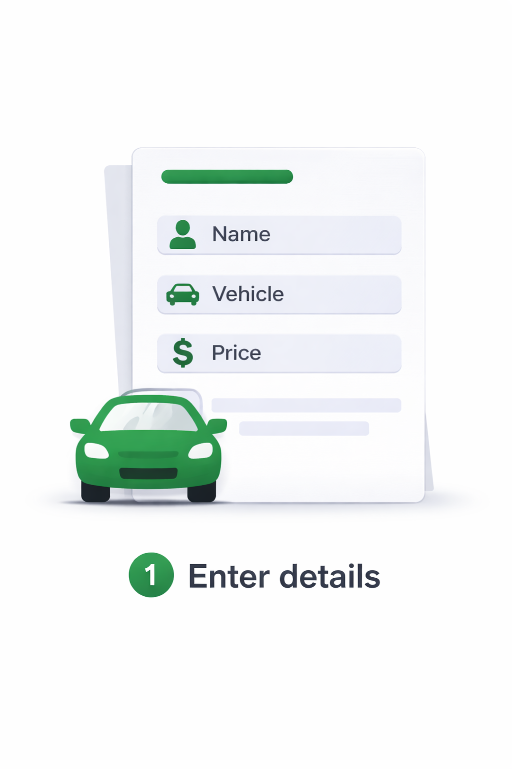 Enter details